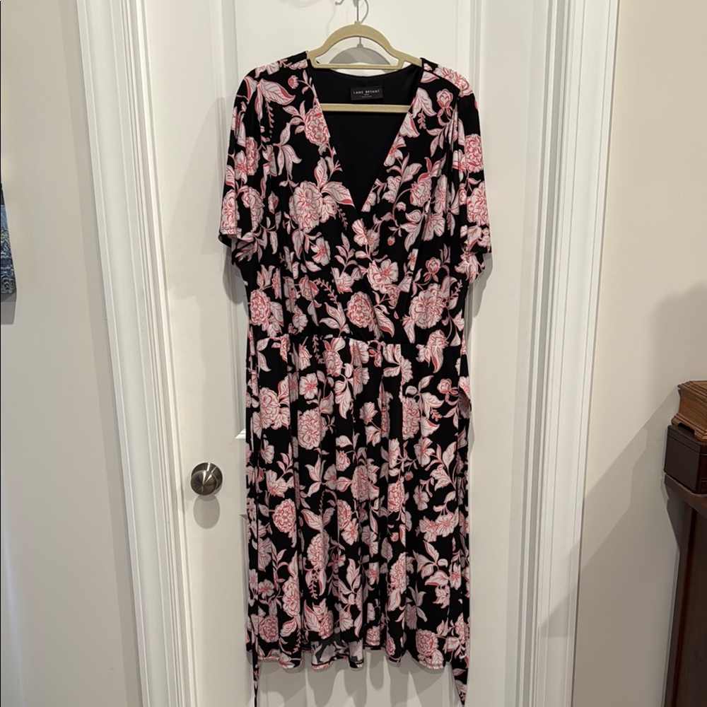 Lane Bryant Pink V-Neck Sundress